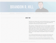 Tablet Screenshot of brandonrhill.com